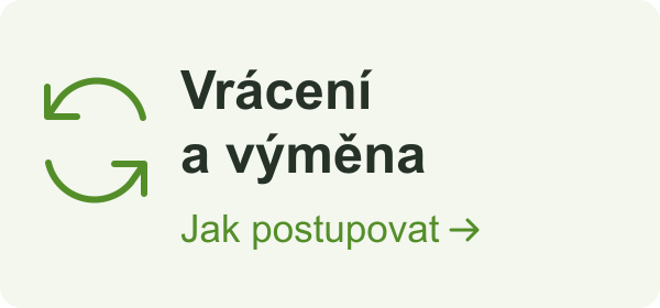Jak vrátit nebo vyměnit zboží